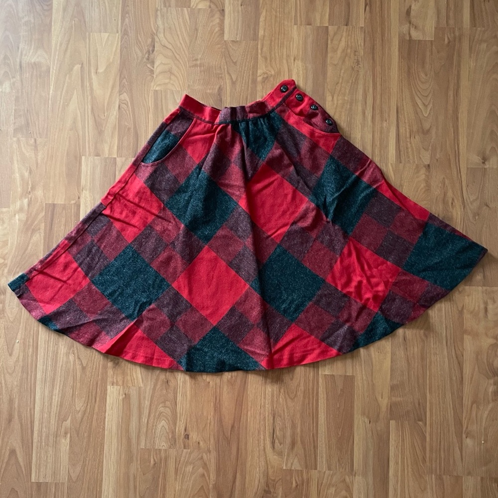 Vintage plaid skirt Brand new without tags